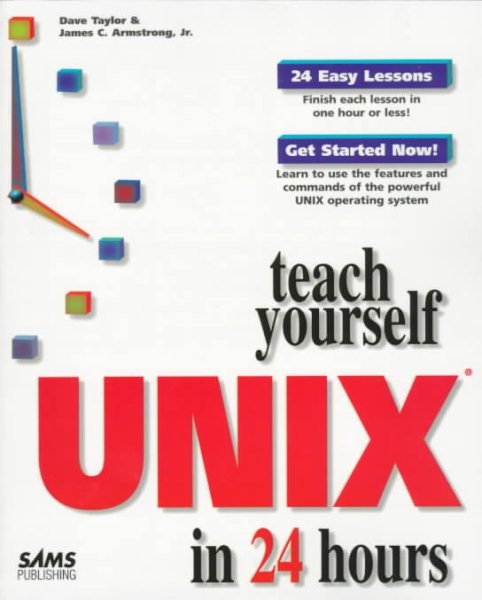 Teach Yourself Unix in 24 Hours cover