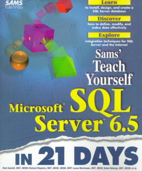 Teach Yourself Microsoft SQL Server 6.5 in 21 Days cover