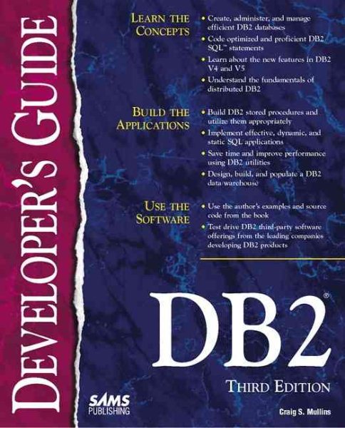 DB2 Developer's Guide cover