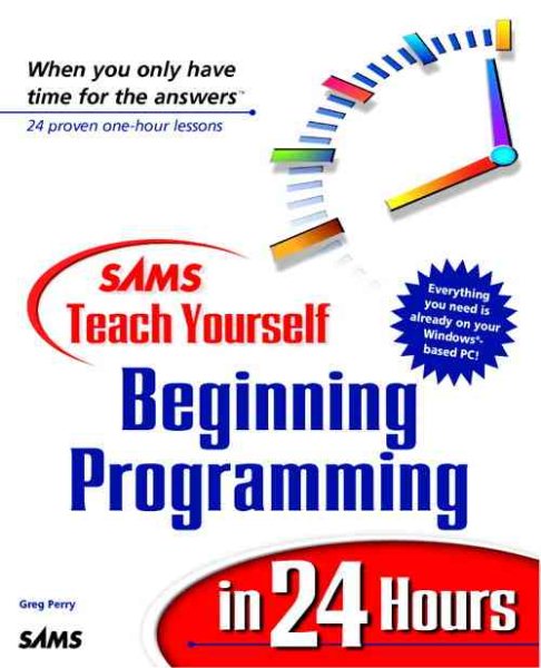 Sams Teach Yourself Beginning Programming in 24 Hours cover
