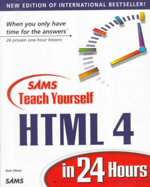 Sams Teach Yourself Html 4 in 24 Hours (Teach Yourself in 24 Hours Series) cover