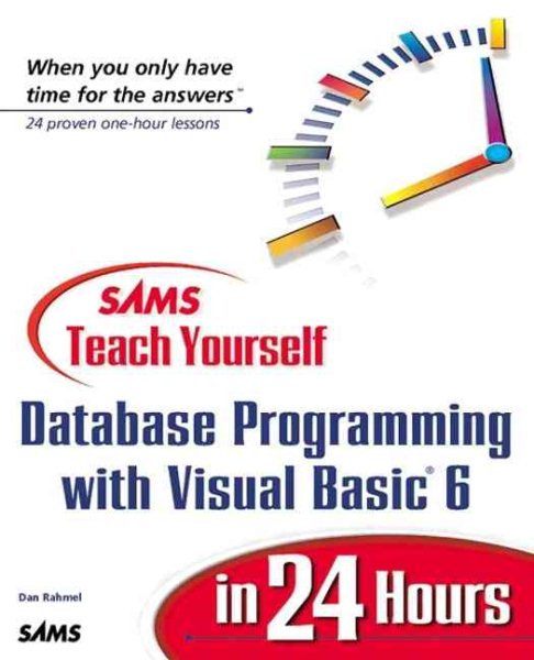 Sams Teach Yourself Database Programming with Visual Basic 6 in 24 Hours cover