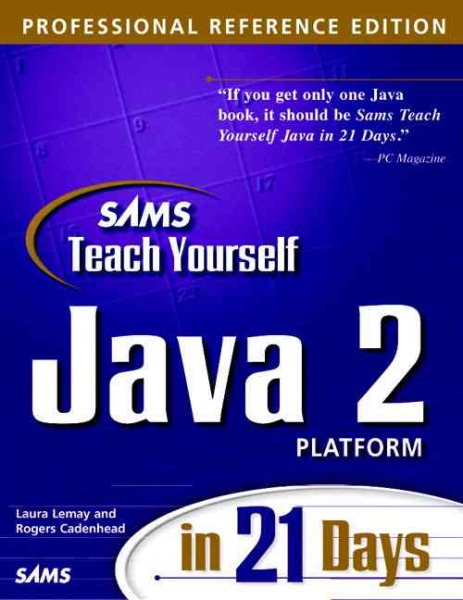 Sams Teach Yourself Java 2 Platform in 21 Days, Professional Reference Edition cover