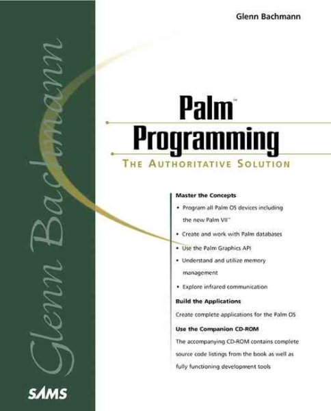 Palm Programming cover