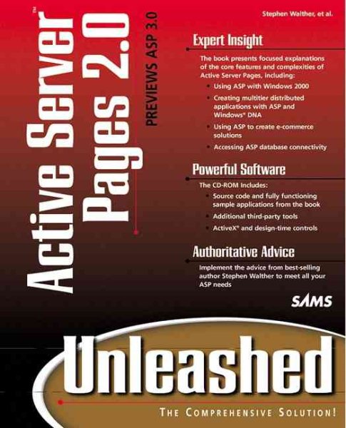 Active Server Pages 2.0 Unleashed cover