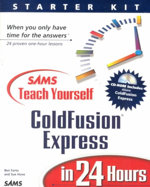 Sams Teach Yourself Coldfusion Express in 24 Hours cover