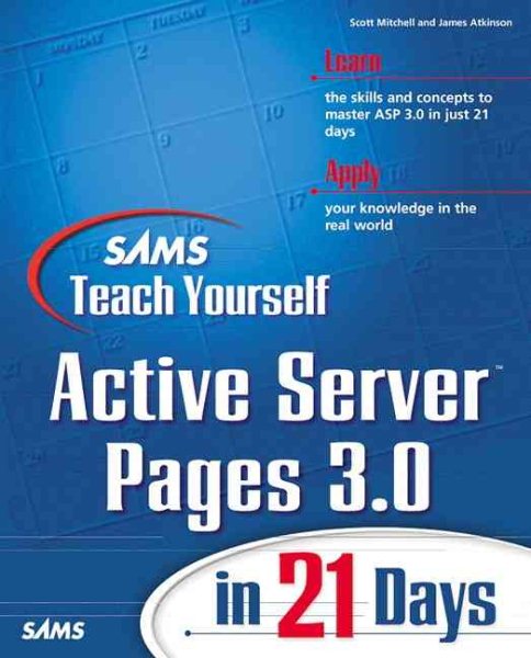 Sams Teach Yourself Active Server Pages 3.0 in 21 Days cover