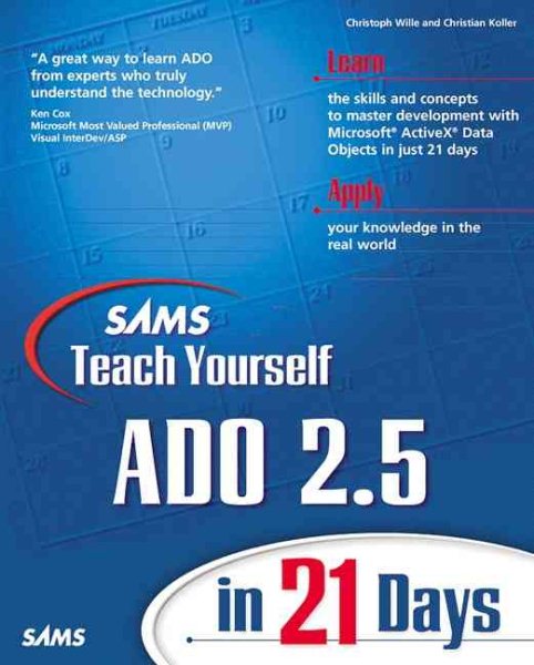 Sams Teach Yourself ADO 2.5 in 21 Days cover