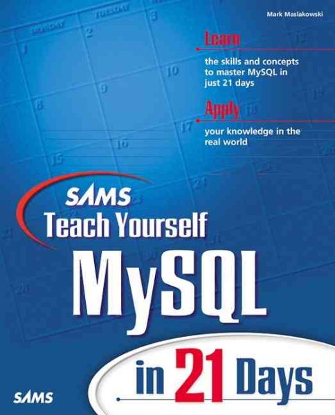 Sams Teach Yourself MySQL in 21 Days cover