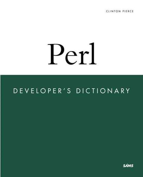 Perl Developer's Dictionary cover