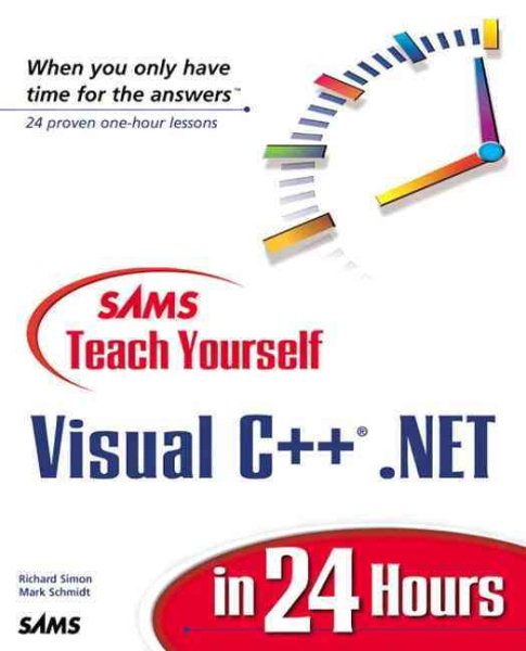Sams Teach Yourself Visual C++ .Net in 24 Hours cover