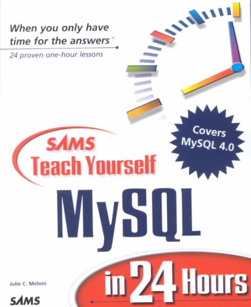 Sams Teach Yourself MySQL in 24 Hours cover