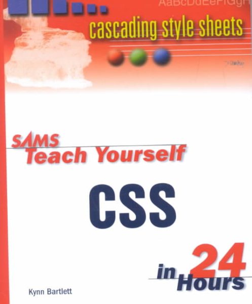 Sams Teach Yourself Css in 24 Hours (Sams Teach Yourself in 24 Hours) cover