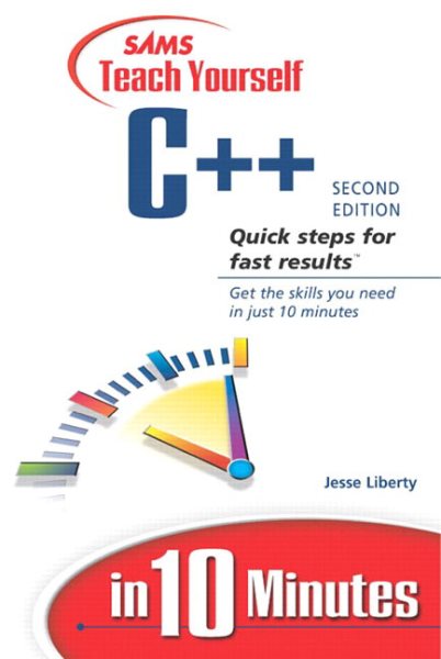Sams Teach Yourself C++ in 10 Minutes cover
