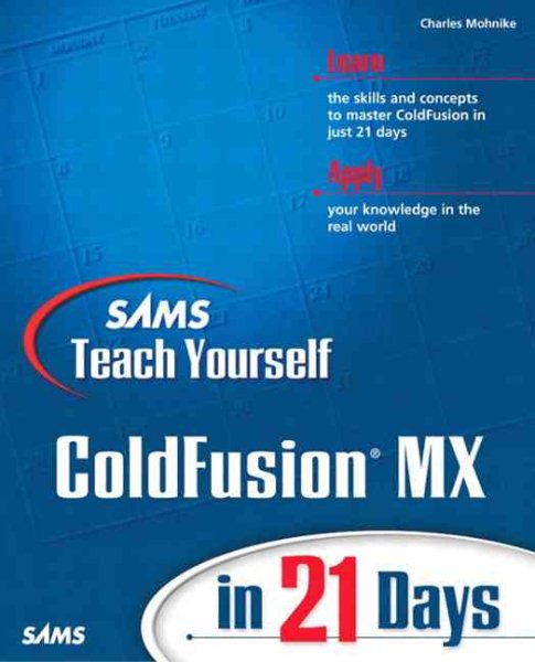 Sams Teach Yourself ColdFusion in 21 Days cover