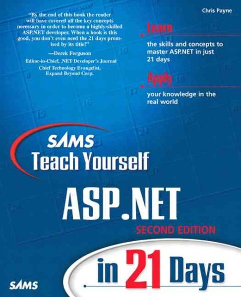Sams Teach Yourself ASP.NET in 21 Days (2nd Edition) cover