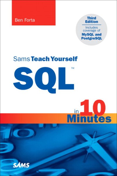 Sams Teach Yourself SQL in 10 Minutes cover