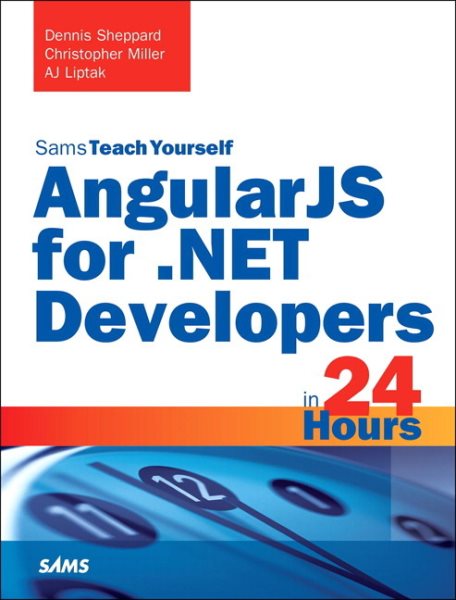 AngularJS for .NET Developers in 24 Hours, Sams Teach Yourself cover