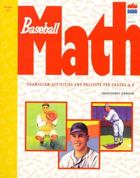 Baseballmath: Grandslam Activities and Projects for Grades 4-8 (Sportsmath Series) cover
