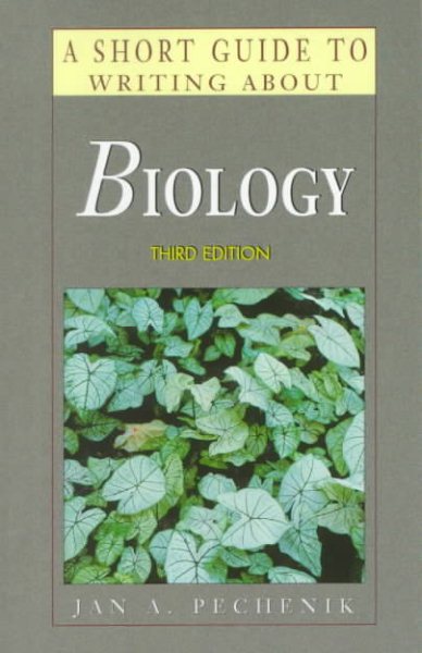 A Short Guide to Writing About Biology (The Short Guide Series) cover