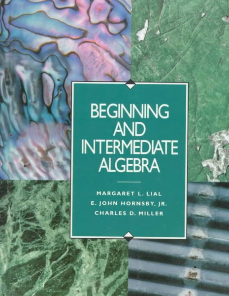 Beginning and Intermediate Algebra cover