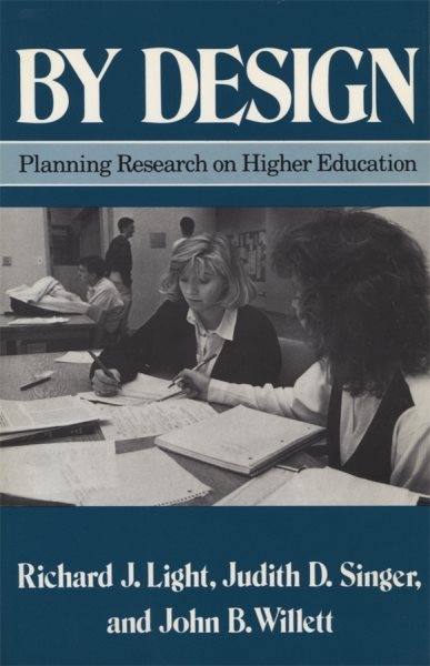 By Design: Planning Research on Higher Education cover