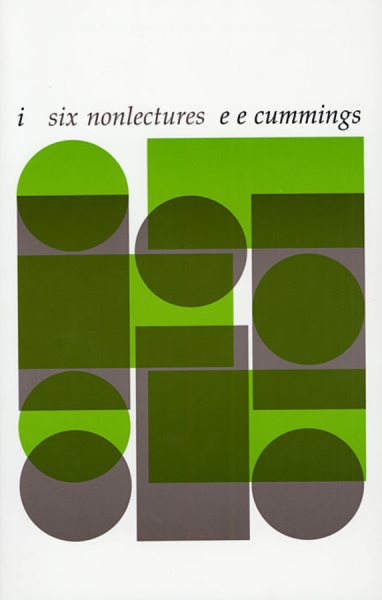 i: six nonlectures (The Charles Eliot Norton Lectures) cover