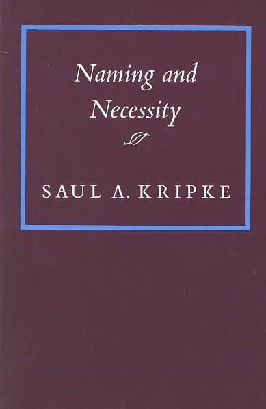 Naming and Necessity cover