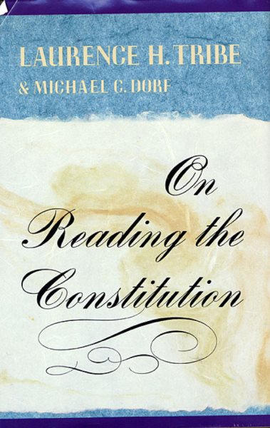 On Reading the Constitution cover