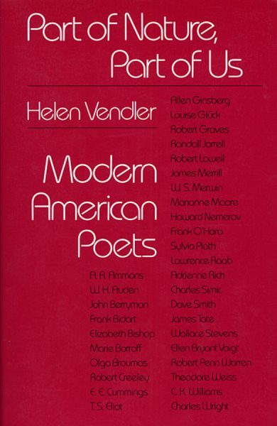 Part of Nature, Part of Us: Modern American Poets (Peabody Museum) cover