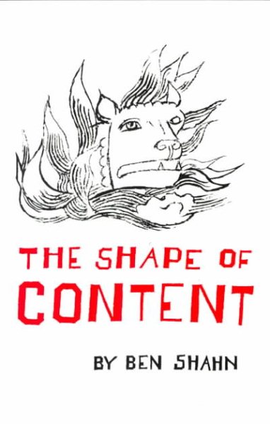 The Shape of Content (Charles Eliot Norton Lectures 1956-1957) (The Charles Eliot Norton Lectures)