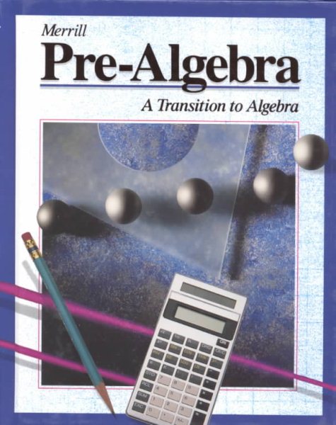 Merrill Pre-Algebra Student Edition cover