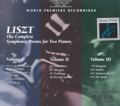Liszt: The Complete Symphonic Poems for Two Pianos cover