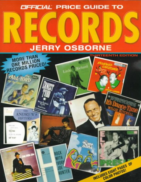 The Official Price Guide to Records: 13th Edition cover