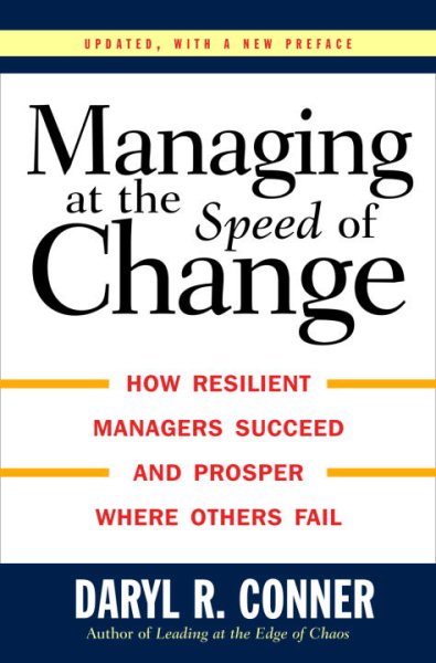Managing At the Speed of Change cover