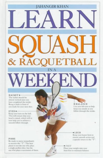 Learn Squash and Racquetball in a Weekend (Learn in a Weekend) cover
