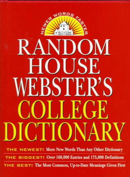 Random House Webster's College Dictionary, 2nd Edition cover