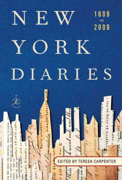 New York Diaries: 1609 to 2009 (Modern Library) cover