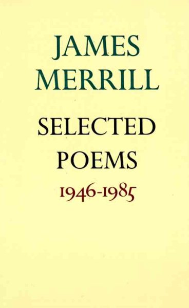 Selected Poems, 1946-1985 cover