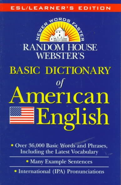 Random House Websters Basic Dictionary of American English cover