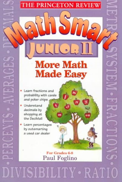 Princeton Review: Math Smart Junior II: More Math Made Easy cover