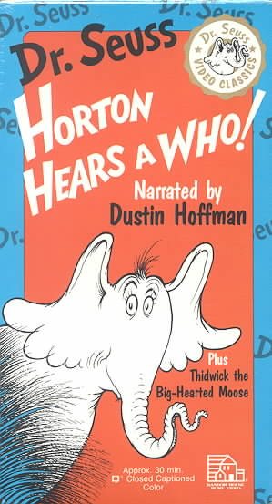 Dr. Seuss: Horton Hears a Who!/Thidwick the Big-Hearted Moose [VHS] cover