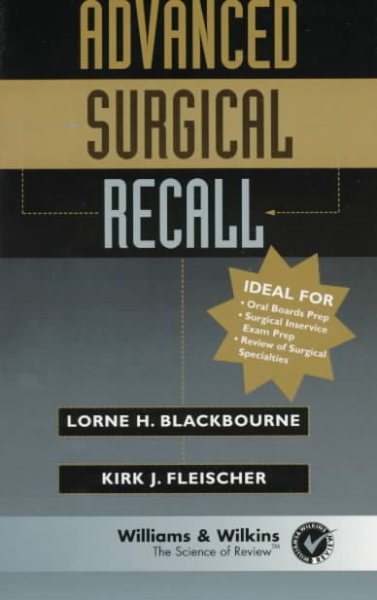 Advanced Surgical Recall (Recall Series) cover