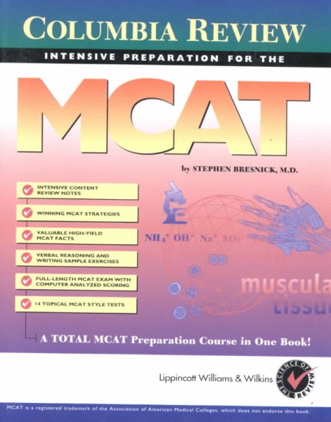Columbia Review Intensive Preparation for the MCAT cover
