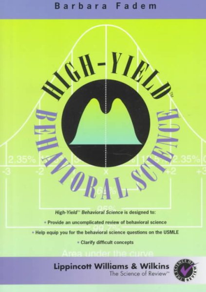 High-Yield Behavioral Science (High-yield Series) cover