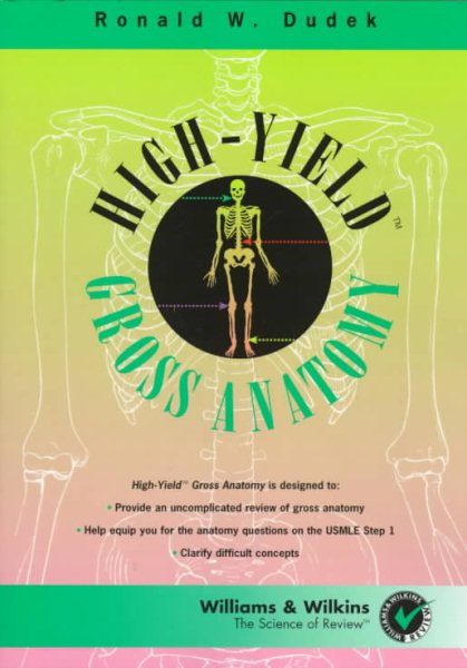 High-Yield Gross Anatomy (High-yield Series) cover