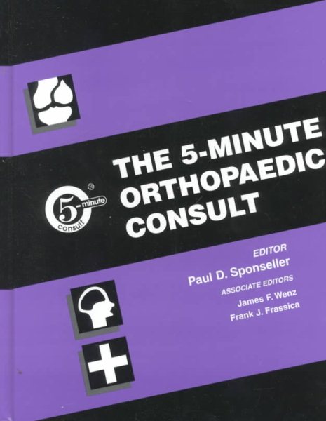 The 5-Minute Orthopaedic Consult cover