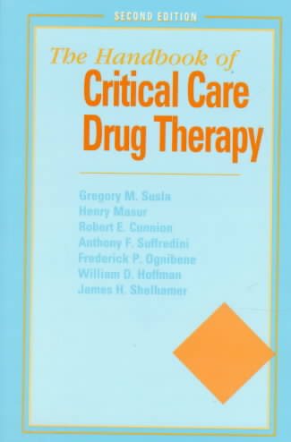 Handbook of Critical Care Drug Therapy cover