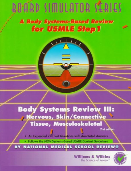 Body Systems Review III: Nervous, Skin/Connective Tissue, Musculoskeletal (Board Simulator) cover