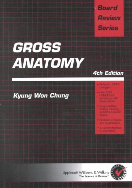 BRS Gross Anatomy cover